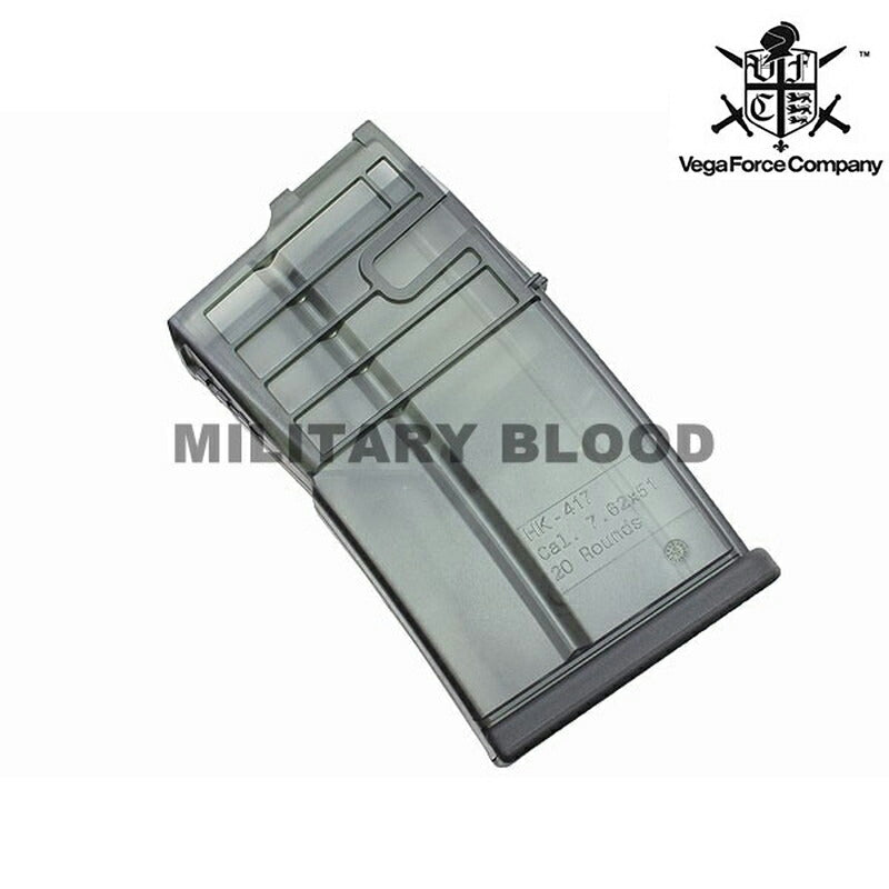 VFC HK417用 500rds 大容量マガジン BK