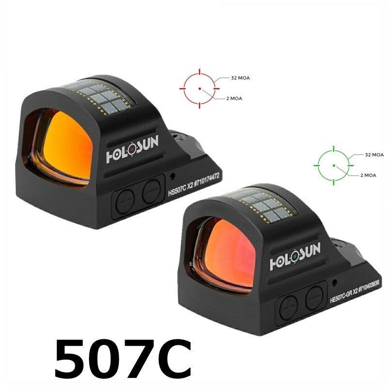 HOLOSUN 507C オープンリフレックス サークルドットサイト ソーラーモデル