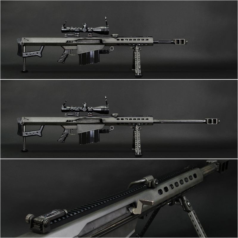 【数量限定特別価格】SOCOM GEAR Barrett バレット 正規ライセンス M107スナイパー Co2仕様 GBB ガスブローバック ※大型配送商品