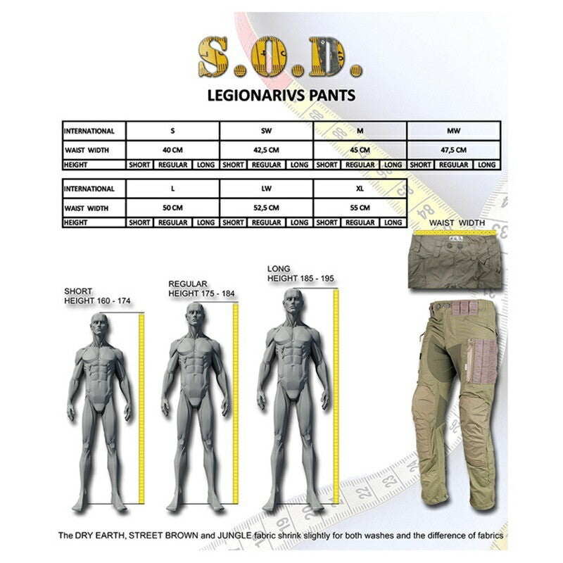 S.O.D. LEGIONARIVS BDU パンツ