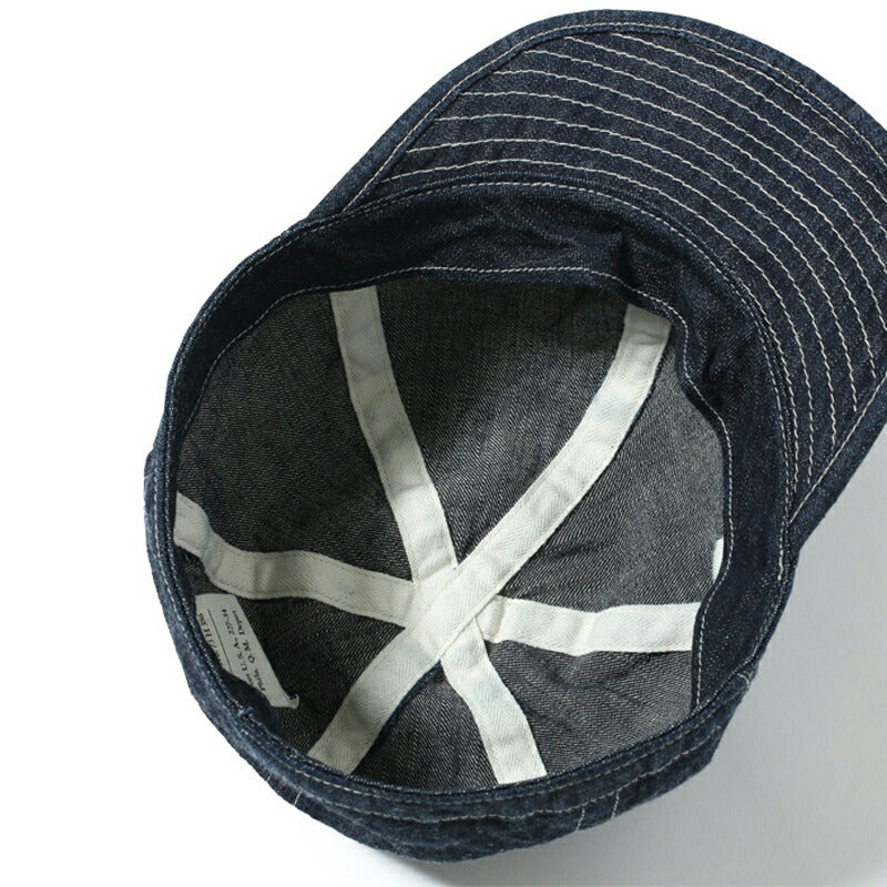 BUZZ RICKSON'S バズリクソンズ ARMY DENIM CAP SOLID MODEL 日本製 定番 ミリタリー アーミー デニム キャップ (MOD.) BR02308