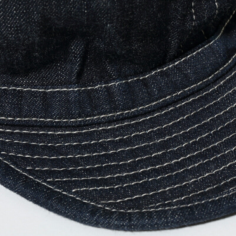 BUZZ RICKSON'S バズリクソンズ ARMY DENIM CAP SOLID MODEL 日本製 定番 ミリタリー アーミー デニム キャップ (MOD.) BR02308