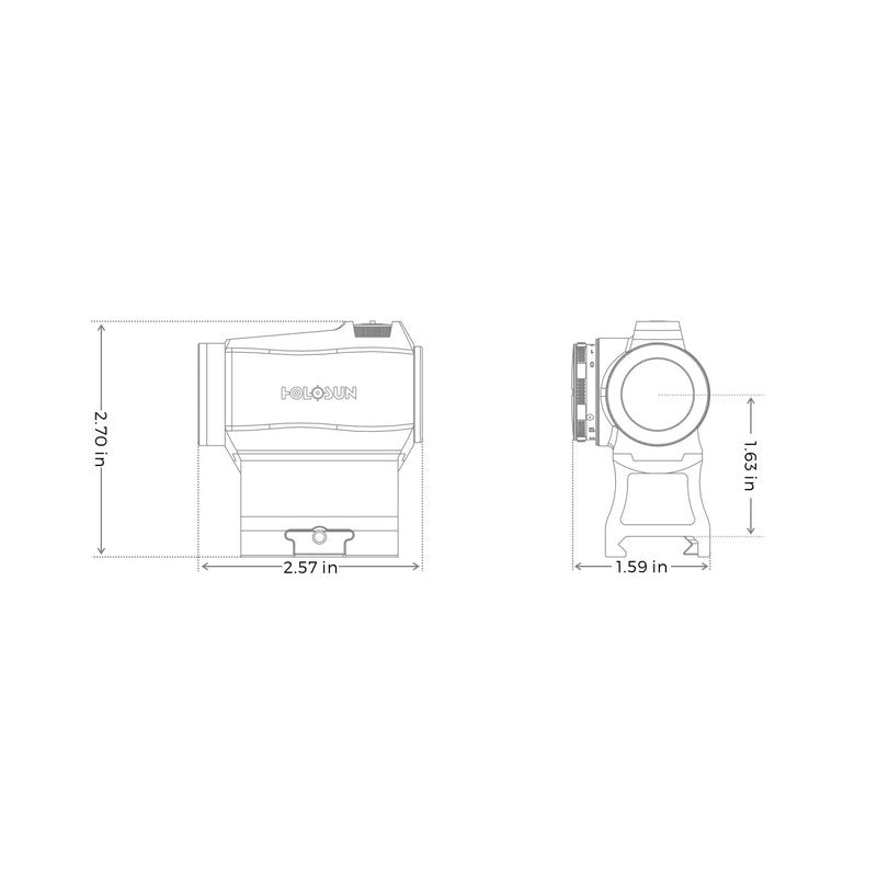HOLOSUN 503R マイクロ サークルドットサイト