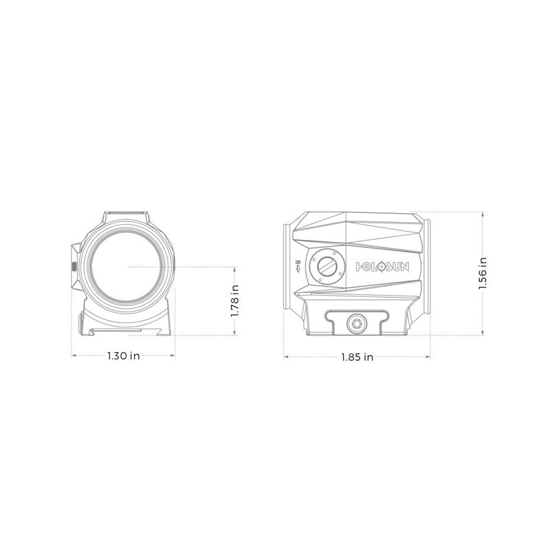 HOLOSUN SCRS ソーラーチャージング ライフルドットサイト