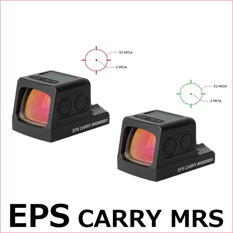 HOLOSUN EPS CARRY MRS オープンリフレックス ソーラー フェイルセーフ サークルドットサイト RMScアダプタープレート付属