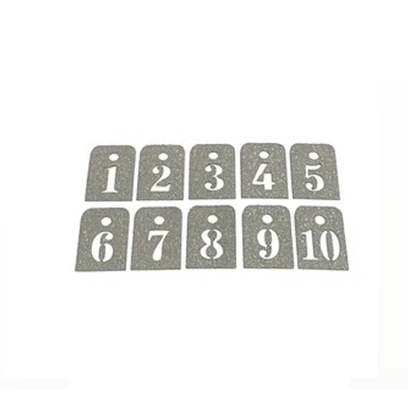 HandleitGrips ガングリップ エンハンスメント キット NUMBERED 1-10 MAGAZINE Base Plate TEXTURED RUBBER GRIP KIT FOR GLOCK