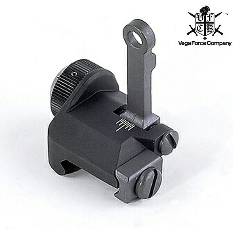 VFC Knightsタイプ 300M フリップアップ リアサイト BK