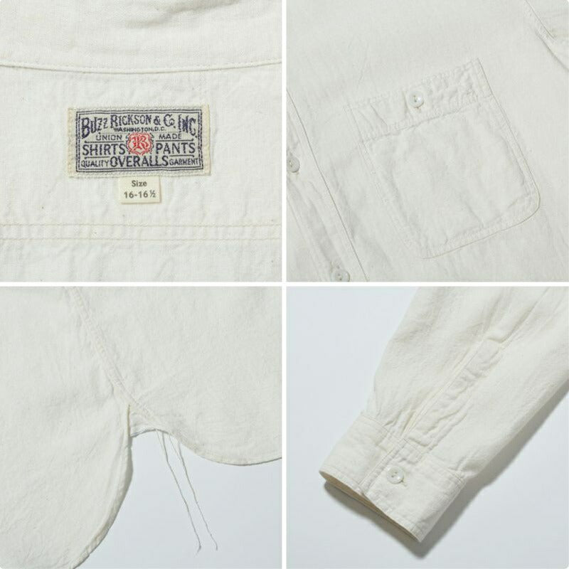 BUZZ RICKSON'S バズリクソンズ CHAMBRAY WORK SHIRTS 定番 ブルー シャンブレー ワークシャツ