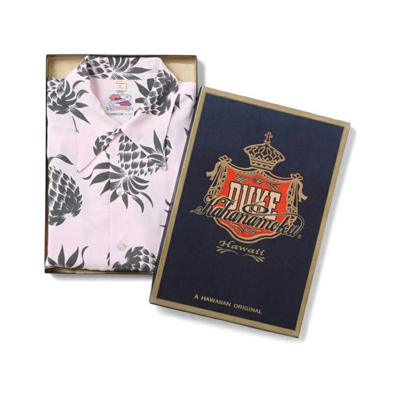DUKE KAHANAMOKU 定番 半袖 ハワイアン アロハシャツ SPECIAL EDITION “DUKE'S PINEAPPLE” (SHORT SLEEVE) DK36201