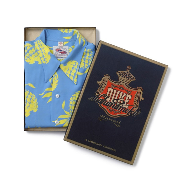 DUKE KAHANAMOKU 定番 半袖 ハワイアン アロハシャツ SPECIAL EDITION “DUKE'S PINEAPPLE” (SHORT SLEEVE) DK36201