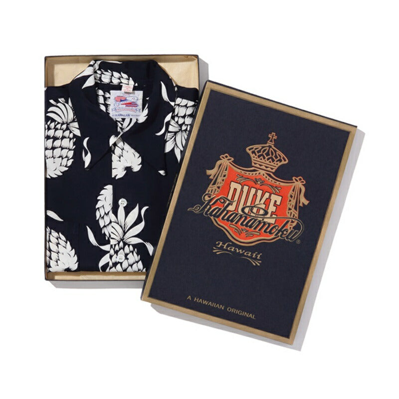 DUKE KAHANAMOKU 定番 半袖 ハワイアン アロハシャツ SPECIAL EDITION “DUKE'S PINEAPPLE” (SHORT SLEEVE) DK36201