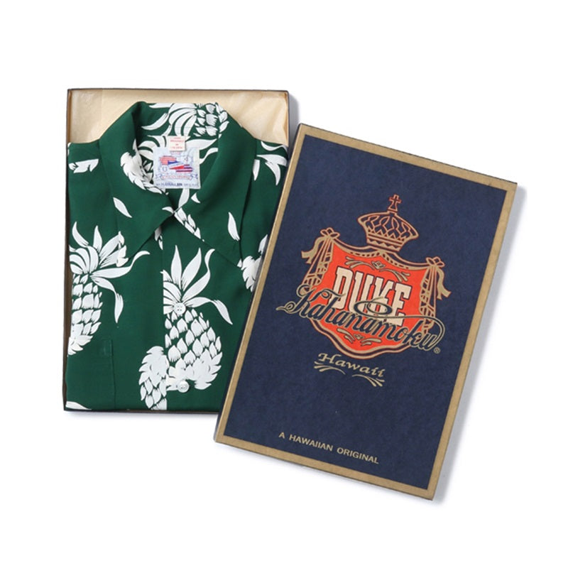 DUKE KAHANAMOKU 定番 半袖 ハワイアン アロハシャツ SPECIAL EDITION “DUKE'S PINEAPPLE” (SHORT SLEEVE) DK36201