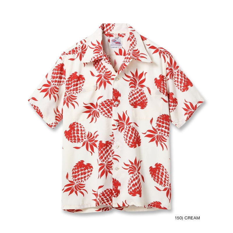 DUKE KAHANAMOKU 定番 半袖 ハワイアン アロハシャツ SPECIAL EDITION “DUKE'S PINEAPPLE” (SHORT SLEEVE) DK36201