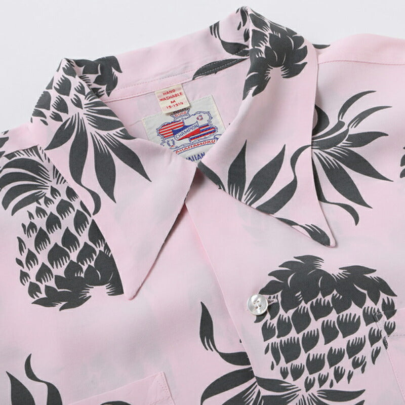 DUKE KAHANAMOKU 定番 半袖 ハワイアン アロハシャツ SPECIAL EDITION “DUKE'S PINEAPPLE” (SHORT SLEEVE) DK36201
