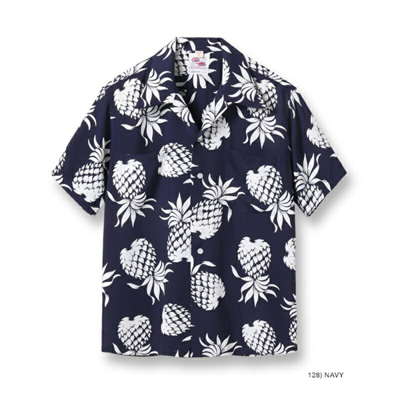 DUKE KAHANAMOKU 定番 半袖 ハワイアン アロハシャツ SPECIAL EDITION “DUKE'S PINEAPPLE” (SHORT SLEEVE) DK36201