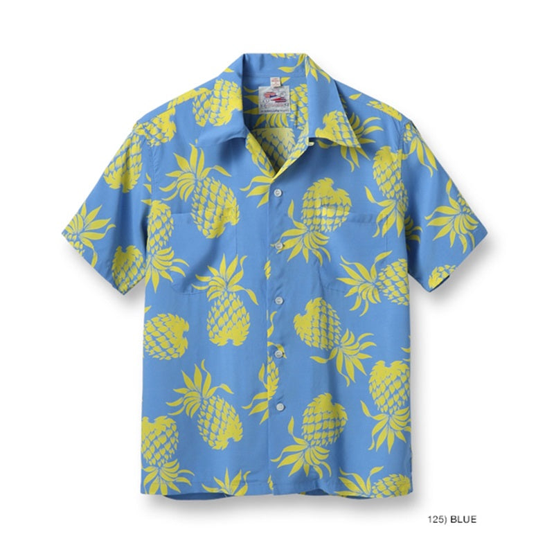 DUKE KAHANAMOKU 定番 半袖 ハワイアン アロハシャツ SPECIAL EDITION “DUKE'S PINEAPPLE” (SHORT SLEEVE) DK36201