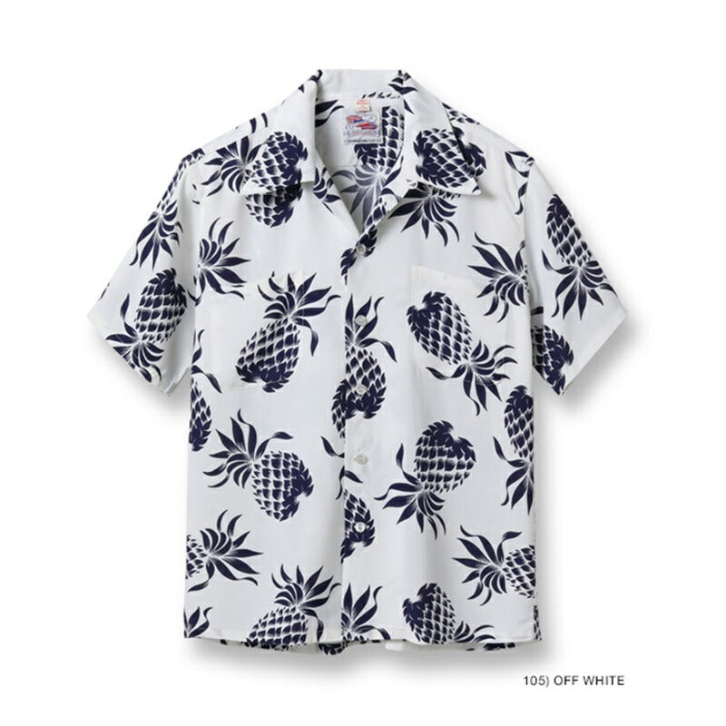 DUKE KAHANAMOKU 定番 半袖 ハワイアン アロハシャツ SPECIAL EDITION “DUKE'S PINEAPPLE” (SHORT SLEEVE) DK36201