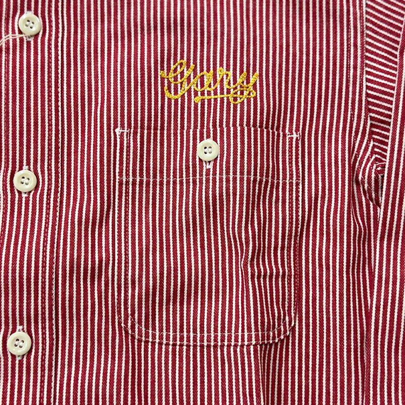 SUGAR CANE / シュガーケーン HICKORY STRIPE ワークシャツ SC29376 119 BKストライプ S