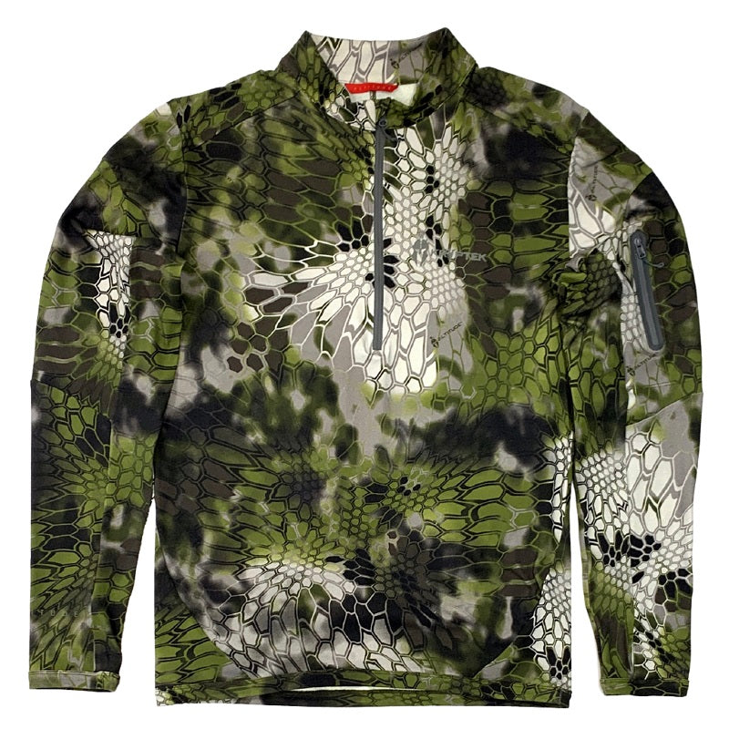 Kryptek クリプテック 正規品 TORA 1/4 ZIP 長袖 Tシャツ アルティチュード Altitude Camo