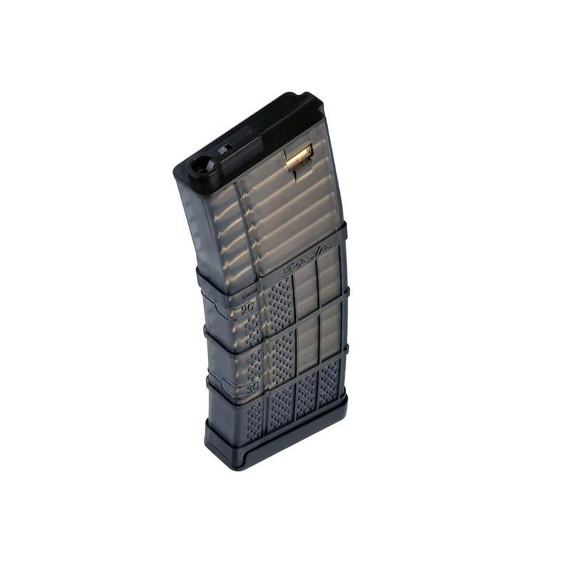 SOCOM GEAR LANCER 正規ライセンス 190rds L5 AWM MID-CAP 電動ガン マガジン 5個セット BK