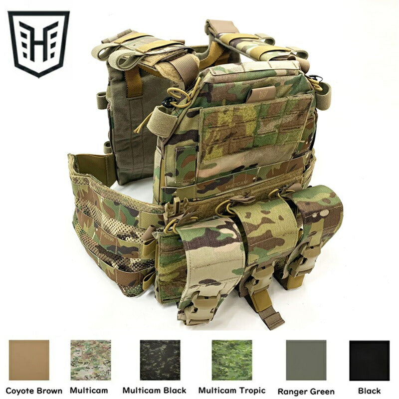 HUSAR ユサール NOBEL タクティカル プレートキャリア V4.0 STD セット