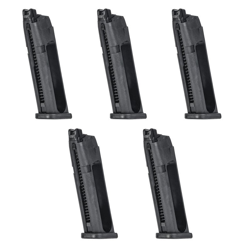 RELOAD / リロード RLD-G17-BK-C G17 Co2マガジン(軽量版) ×5本セット