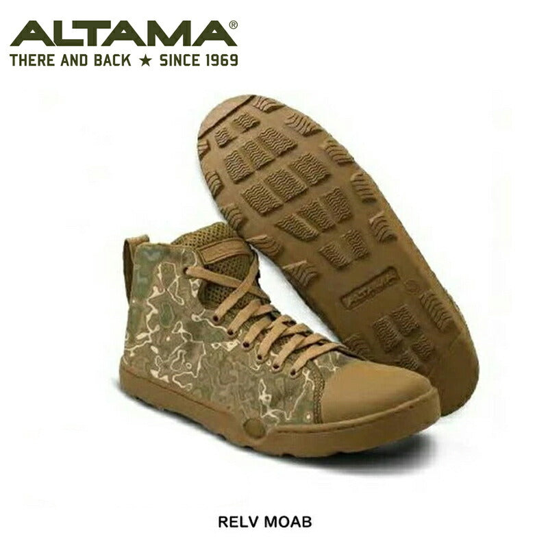 ALTAMA アルタマ MAS Relv Camo Moab Mid タクティカル スニーカー