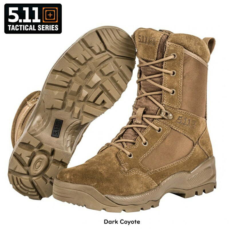 5.11 ATAC 2.0 8" DESERT サイドジッパー タクティカル ブーツ 12393