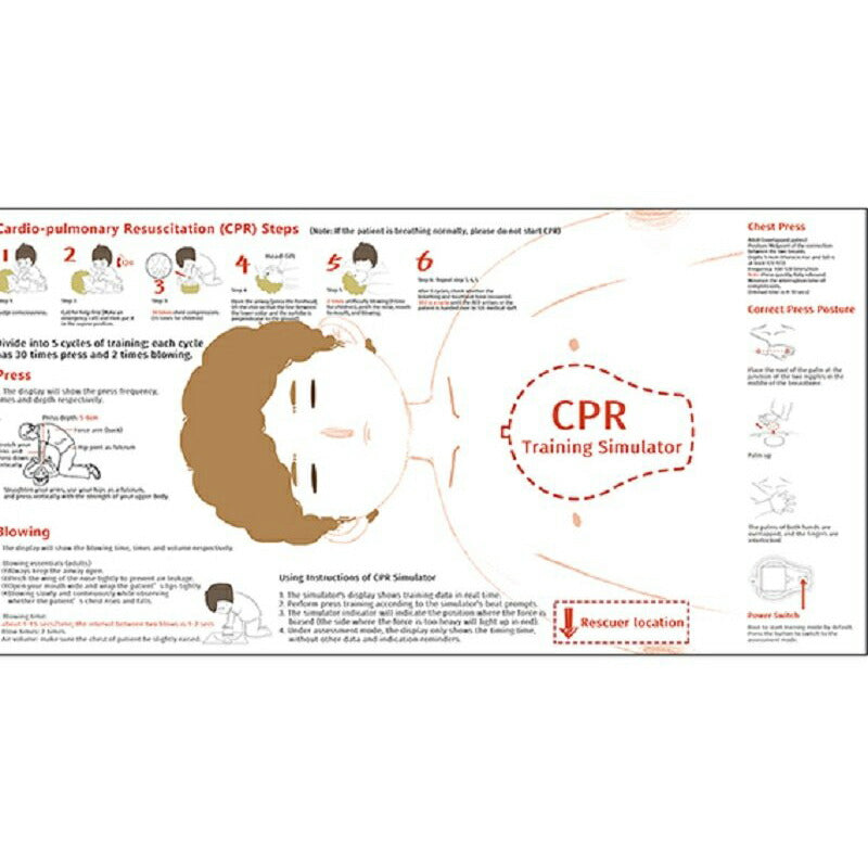 Special Pie スマート CPR 心肺蘇生 練習用 トレーニング シミュレーター Eve