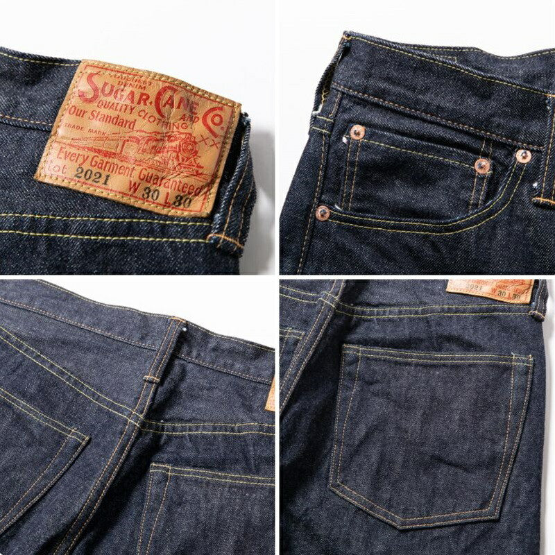 SUGAR CANE シュガーケーン 14.25oz. DENIM 2021 MODEL SLIM TAPERED スリム 定番 デニムパンツ SC42021A