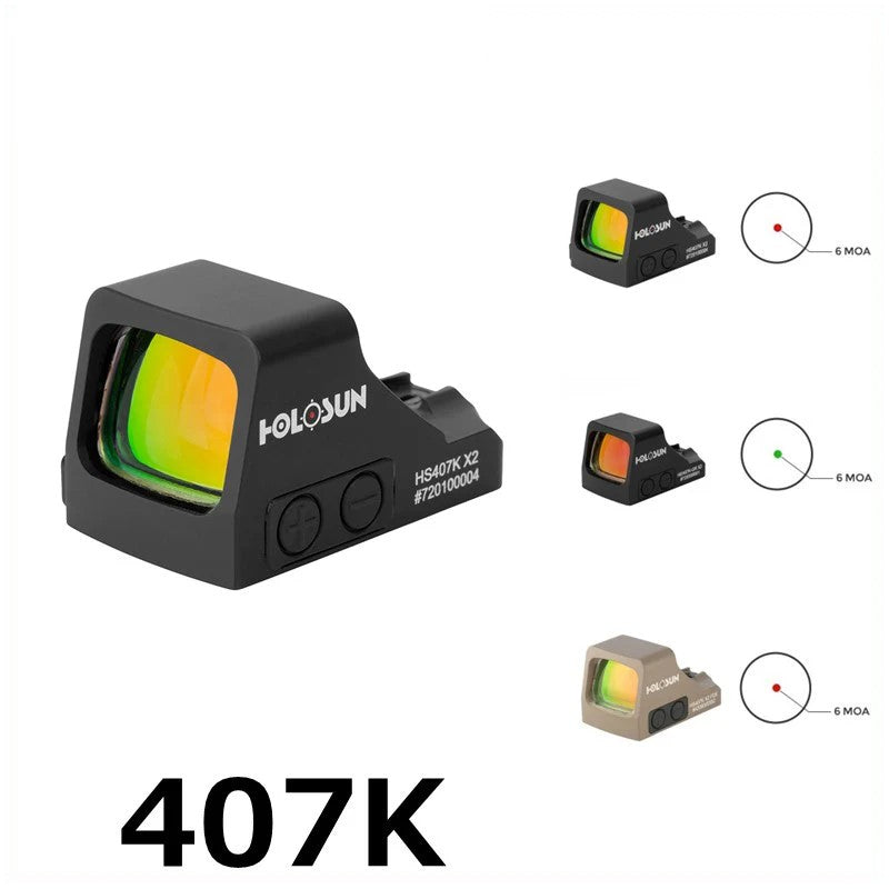HOLOSUN 407K オープンリフレックス ドットサイト