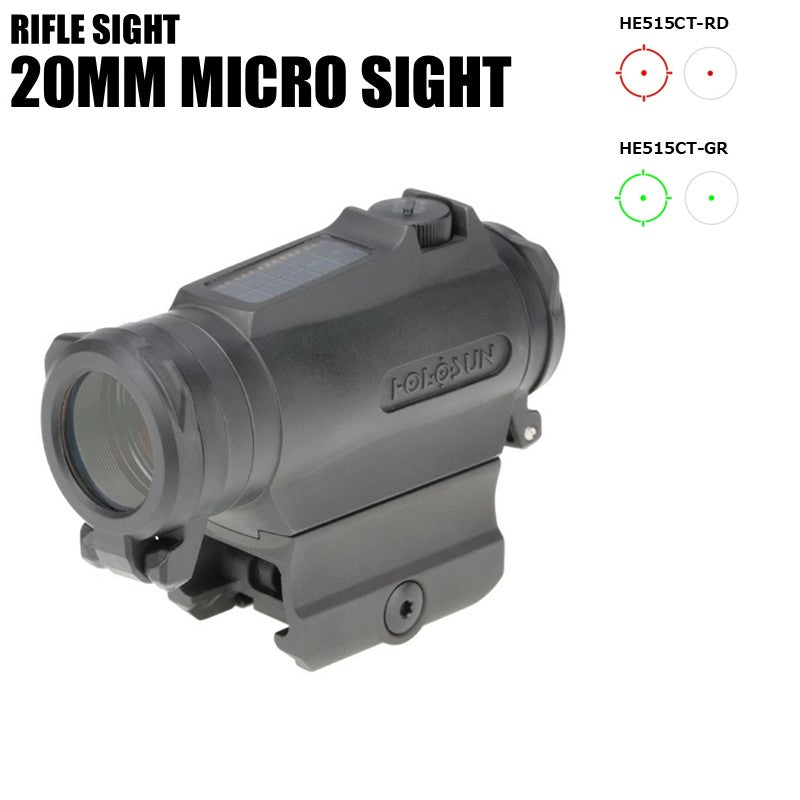 HOLOSUN 515CT マイクロ サークルドットサイト ソーラーモデル