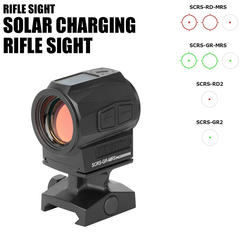 HOLOSUN SCRS ソーラーチャージング ライフルドットサイト