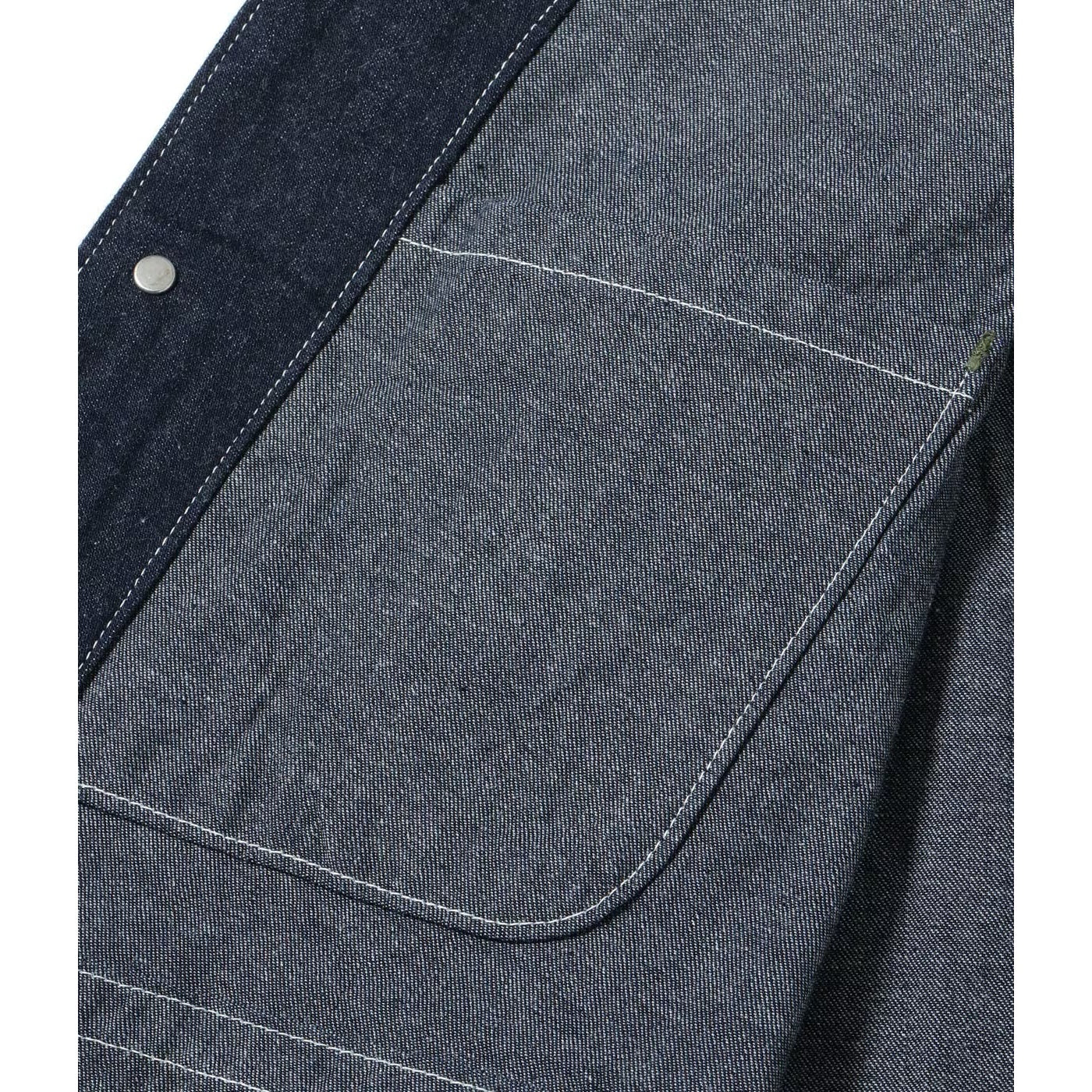 SUGAR CANE / シュガーケーン 11oz. ブルーデニムワークベスト [SC15702]