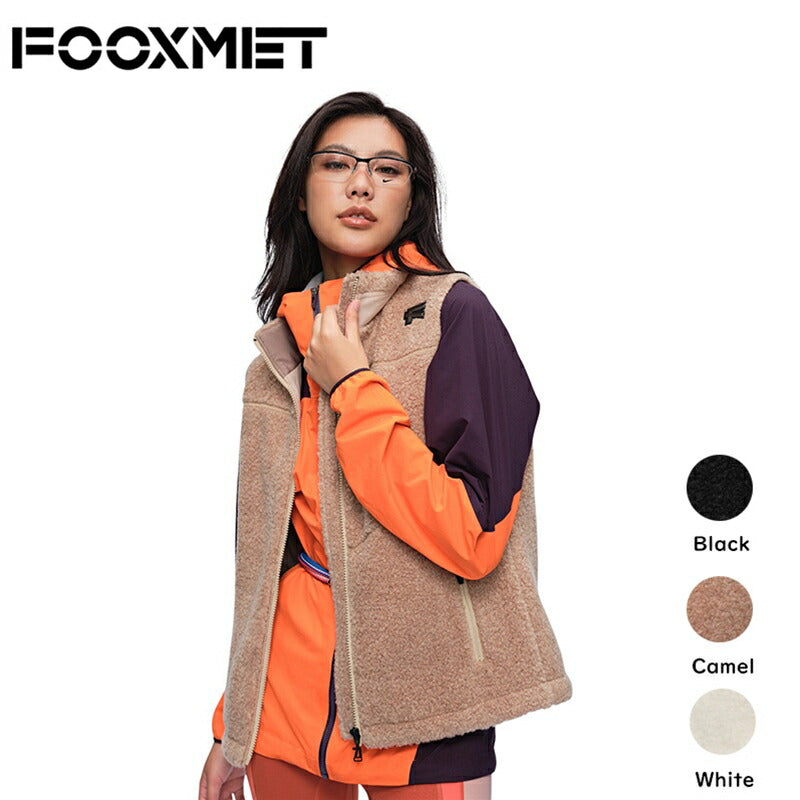 FOOXMET / フォックスメット 知能温度調整システム搭載 レディース ラムウール ベスト [FM223C10134]