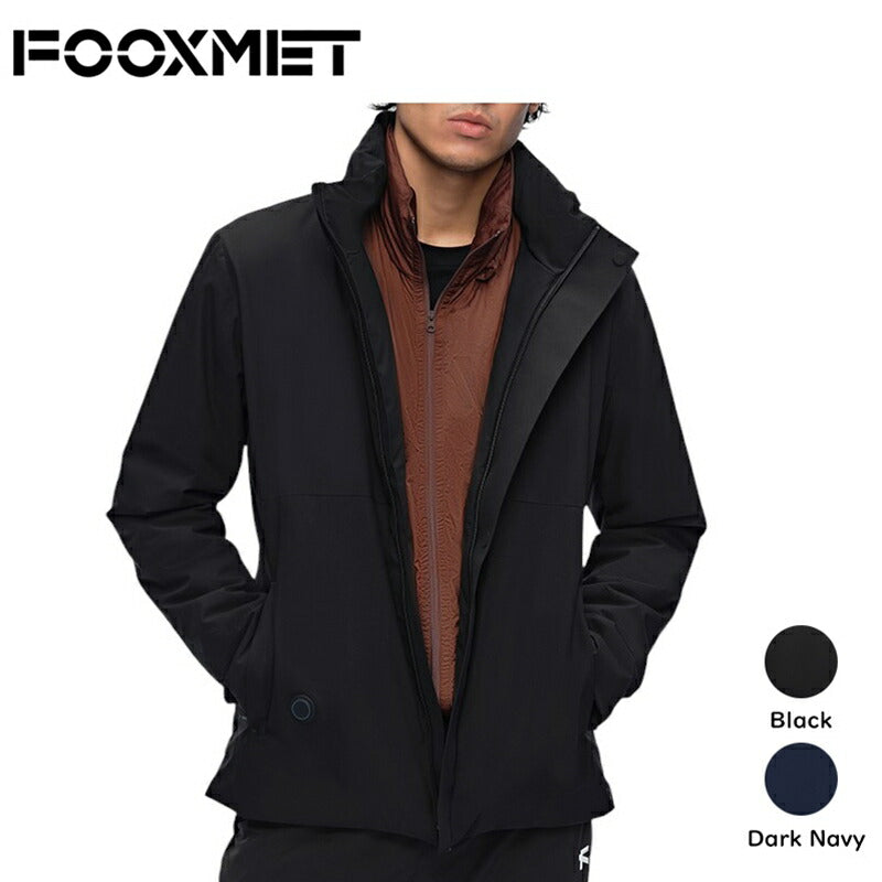 FOOXMET / フォックスメット 知能温度調整システム搭載 ヒーター 隠しフード コート [FM122D33023]