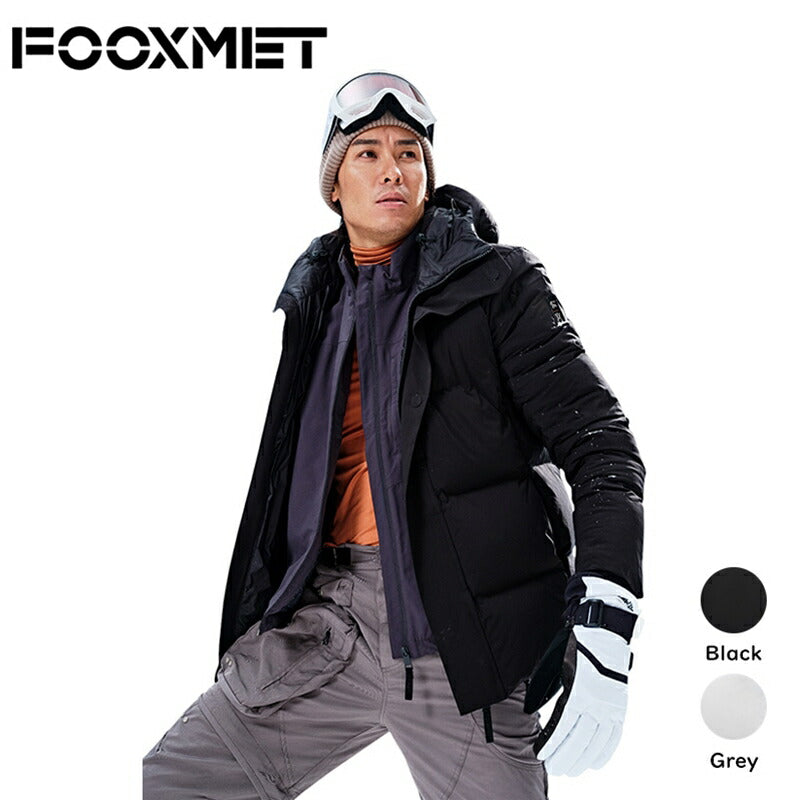 FOOXMET / フォックスメット DRS認証 800+フィルパワー 95グースダウン使用 防風 防雨 ダウン ジャケット [FM123D54122]