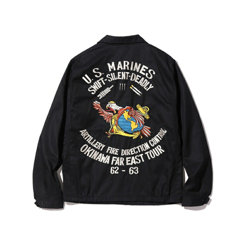 BUZZ RICKSON'S / バズリクソンズ TOUR JACKET U.S. MARINES FAR EAST TOUR ツアー ジャケット Black 38  [BR15311]