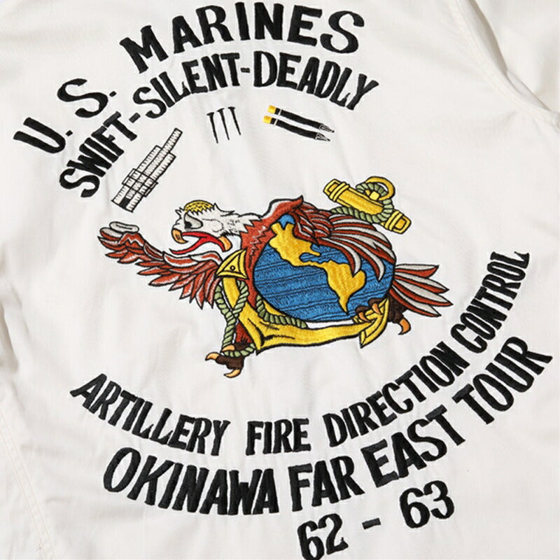 BUZZ RICKSON'S / バズリクソンズ TOUR JACKET U.S. MARINES FAR EAST TOUR ツアー ジャケット Black 38  [BR15311]