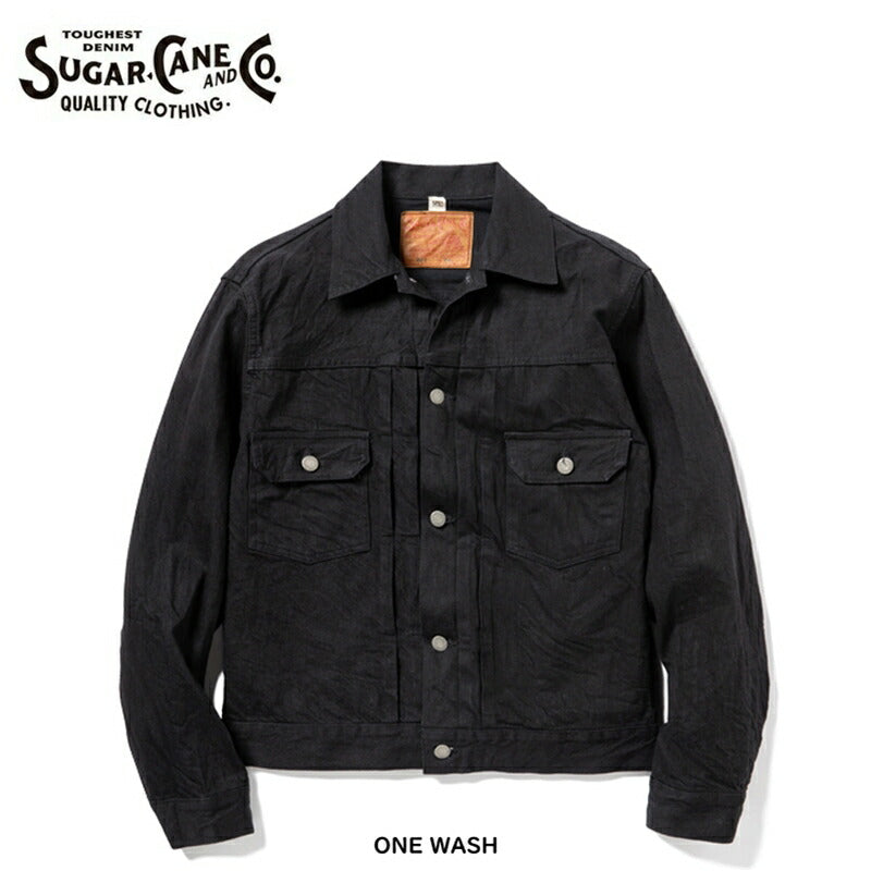 SUGAR CANE / シュガーケーン 13oz. 1953 MODEL ブラック デニム ジャケット Black A 36(S)  [SC14601]