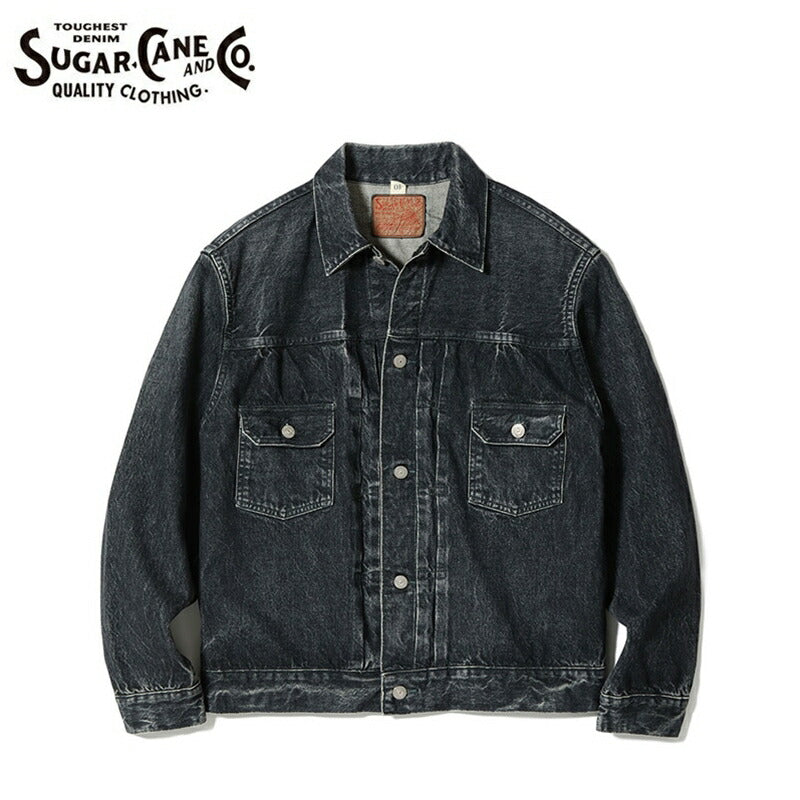 SUGAR CANE / シュガーケーン 14.25oz. 1953 MODEL ブラック デニム ジャケット Black 36(S)  [SC15650]