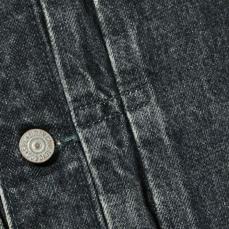 SUGAR CANE / シュガーケーン 14.25oz. 1953 MODEL ブラック デニム ジャケット Black 36(S)  [SC15650]