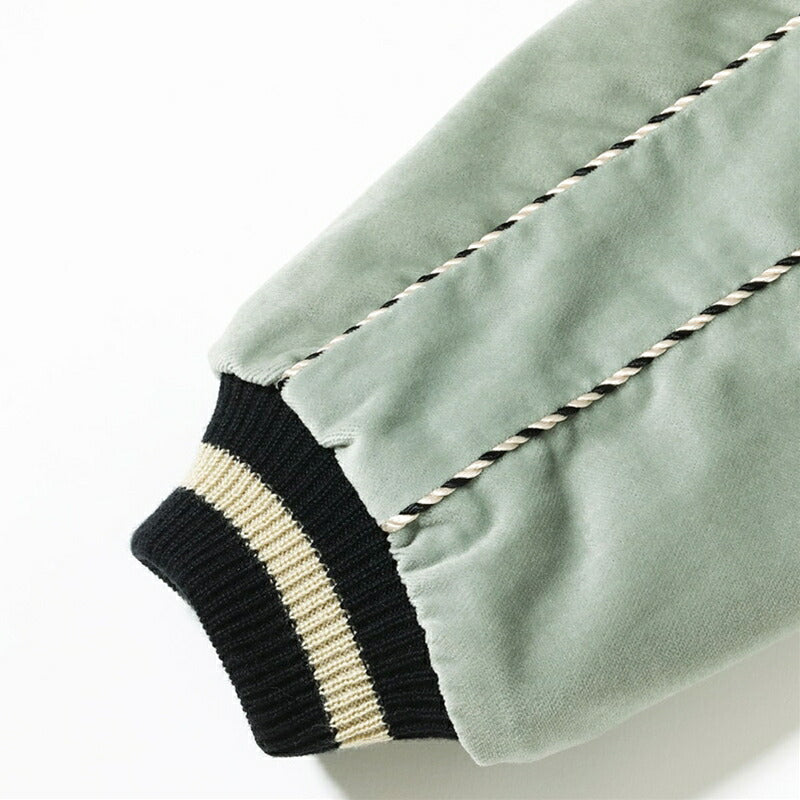TAILOR TOYO / テーラー東洋 Late 1950s Style Velveteen スーベニア ジャケット Black M [TT15544]