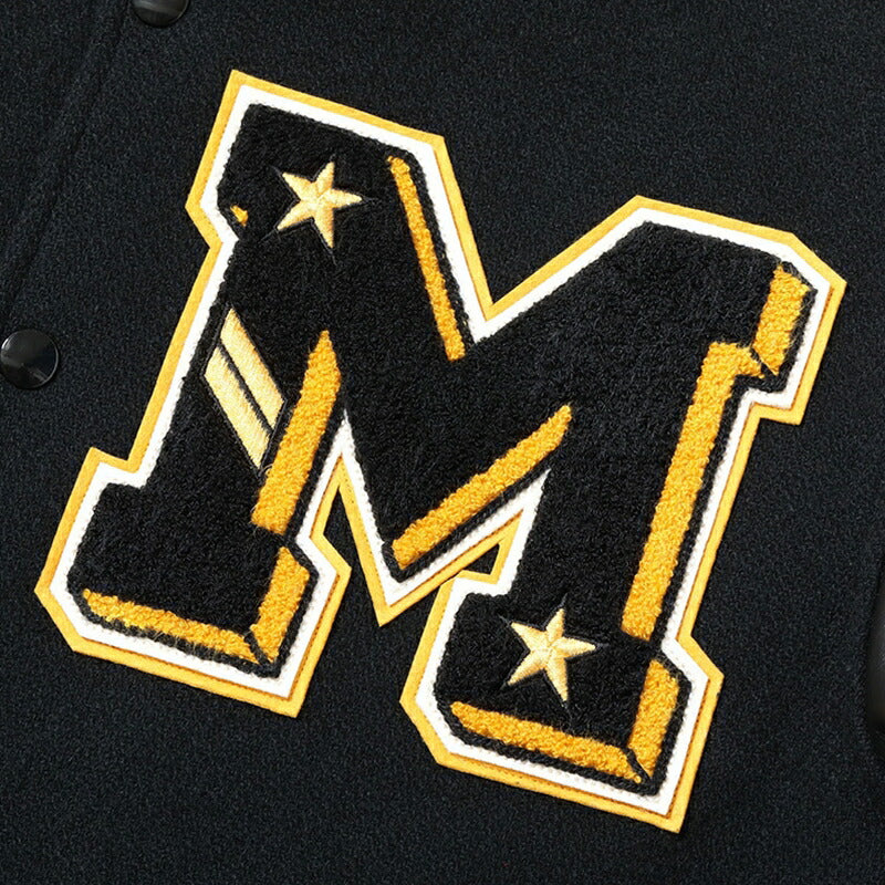 WHITESVILLE / ホワイツビル 30oz. WOOL MELTON アワードジャケット “MAVERICKS” Black 38(M)[WV15605]
