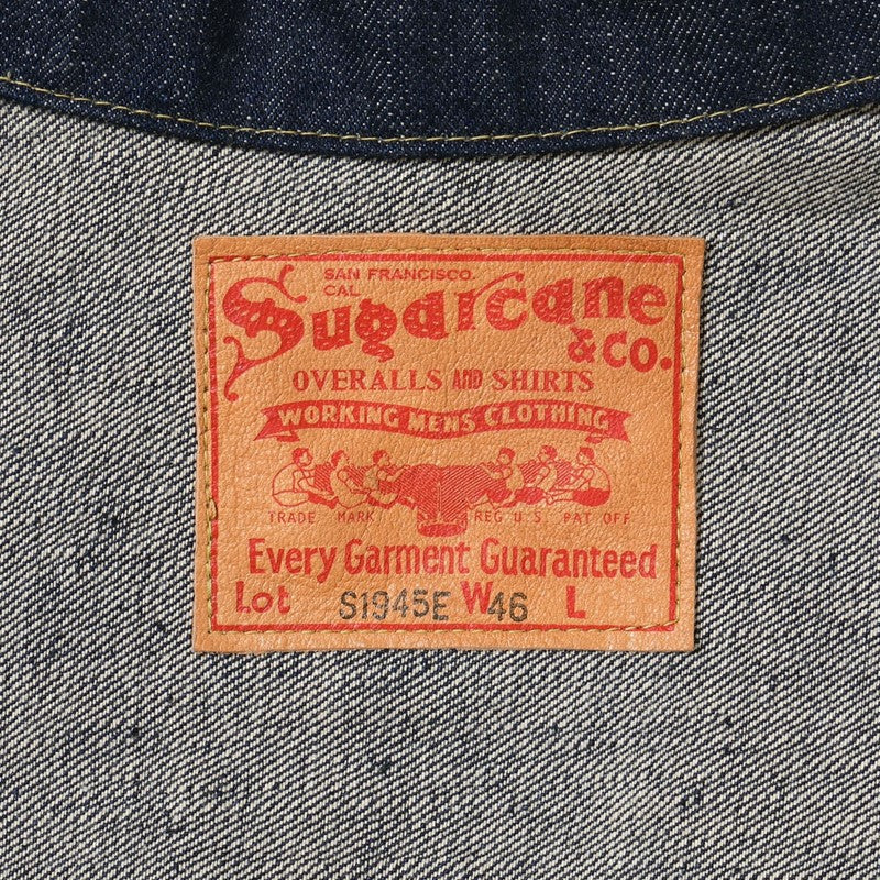 SUGAR CANE / シュガーケーン 14oz. S1945 MODEL ブルー デニム ブラウス [SC19010T]