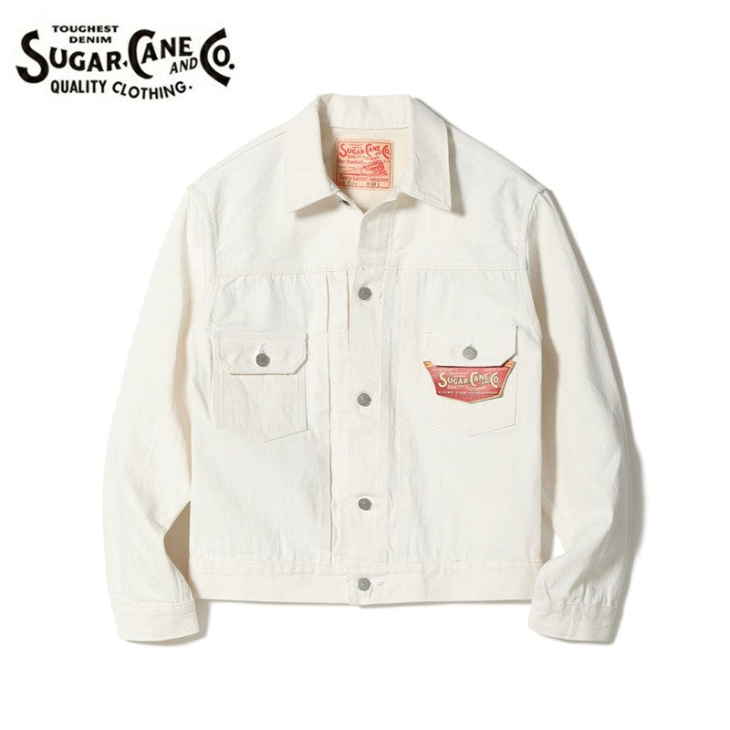 SUGAR CANE / シュガーケーン 13oz. SC15720 MODEL ホワイト デニム ジャケット(401WhtA) [SC15720]