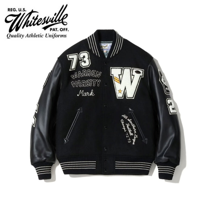 WHITESVILLE 30oz. WOOL MELTON AWARD JACKET “WARRIORS” [WV15965]