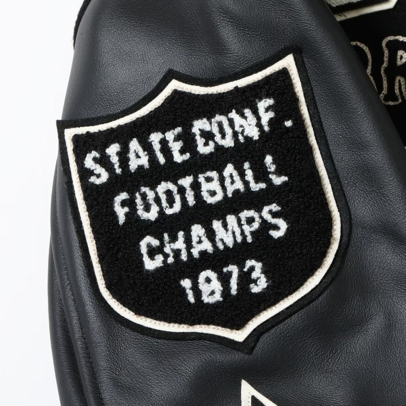 WHITESVILLE 30oz. WOOL MELTON AWARD JACKET “WARRIORS” [WV15965]