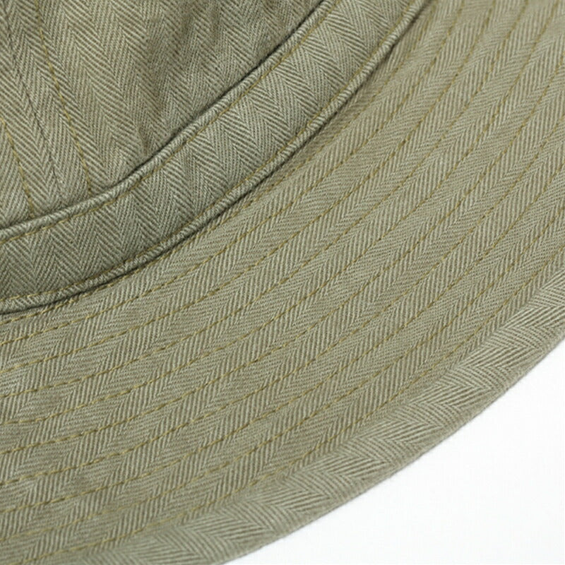 BUZZ RICKSON'S / バズリクソンズ AVIATION ASSOCIATES O.D. HERRINGBONE アーミー ハット Olive Drab 7_1/4  [BR02537]