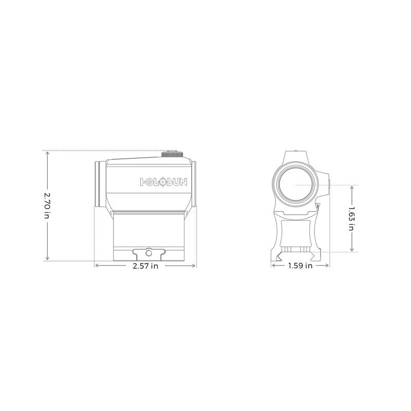 HOLOSUN 403C マイクロ ドットサイト ソーラーモデル